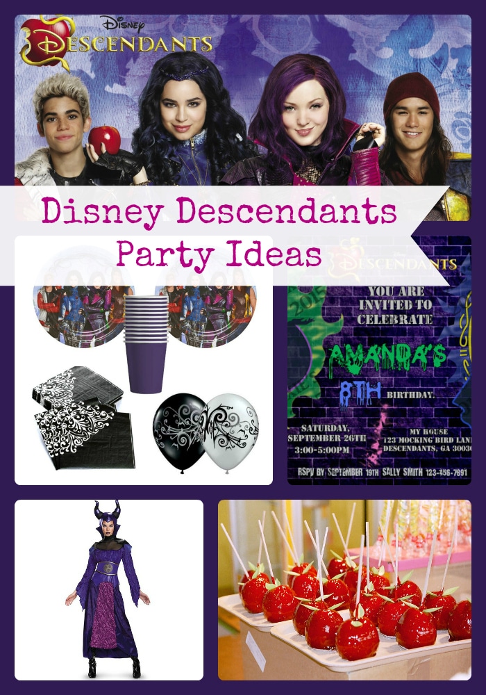Disney Descendants Birthday Party Ideas and Themed Supplies