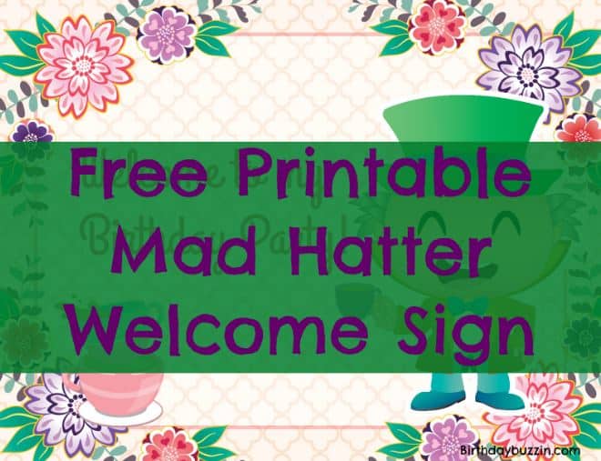Alice in Wonderland Mad Hatter Tea Party Ideas & Printables - Party Ideas