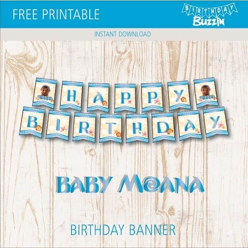 free printable happy birthday banner templates