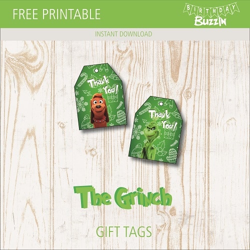 Free Printable the Grinch Water Bottle Labels