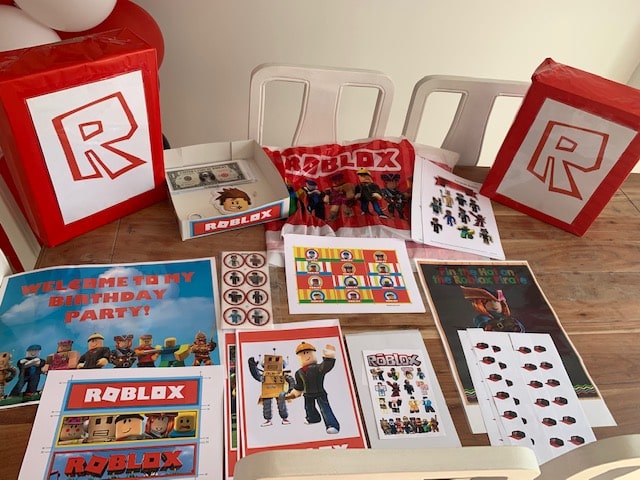 Roblox Birthday Party Printables Archives Birthday Buzzin - free printable roblox party decorations
