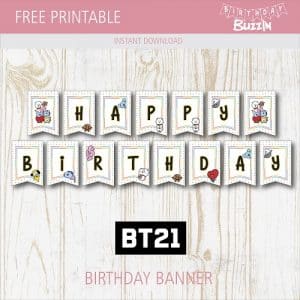 bts birthday party printables archives birthday buzzin